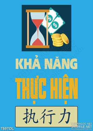 Tranh động lực thể hiện khả năng trong công việc