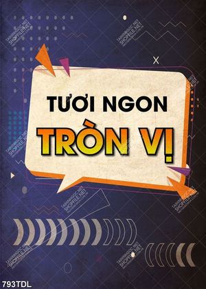 Tranh động lực về đồ ăn ngon