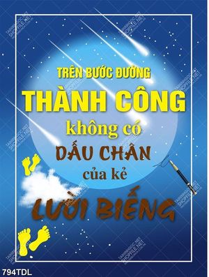 Tranh động lực về sự thành công file chất lượng