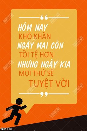 Tranh động lực vượt qua thử thách trước khó khăn