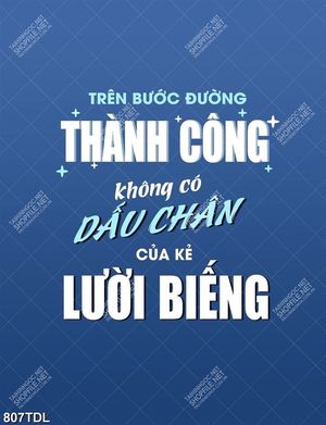 Tranh động lực về nỗ lực thành công