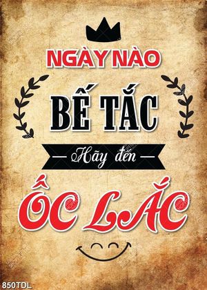 Tranh động lực về món Ốc