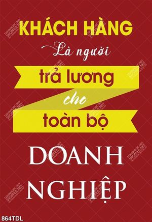 Tranh động lực về chăm sóc khách hàng