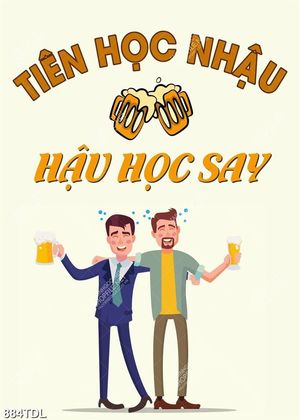 Tranh nha hang quan an động lực tiên học nhậu hậu học say