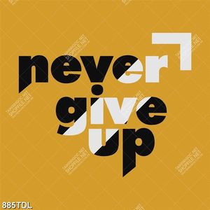 Tranh động lực never give up