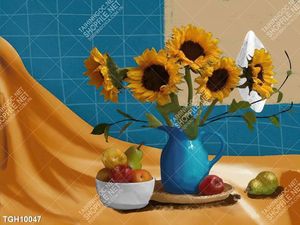 Tranh decor phong cách nội thất tối giản