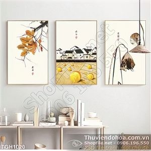 Tranh ghép in vải canvas đẹp