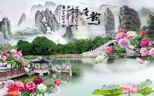 Tranh treo tường 3D đẹp cho phòng khách hiện đại