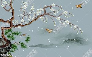 Tranh ghép theo bộ trang trí tường nhà độc đáo
