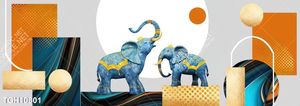 Tranh treo tường ghép bộ nhiều tấm đẹp hiện đại