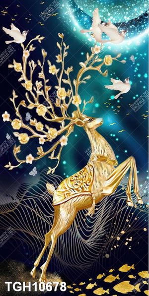 Tranh ghép tráng gương treo trang trí tường
