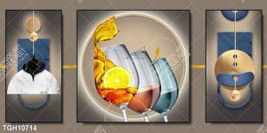 Tranh ghép tráng gương treo trang trí tường