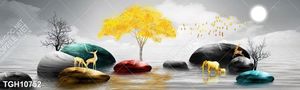 Tranh decor nghệ thuật đẹp