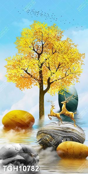Tranh treo tường trang trí phong cảnh nghệ thuật 