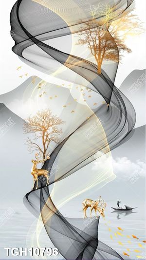 Tranh decor 3D trang trí độc đáo