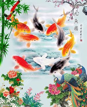 Tranh ghép 3d in vải canvas