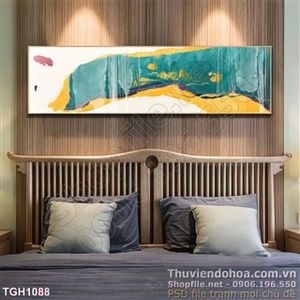 Tranh ghép vân gạch 3d hiện đại