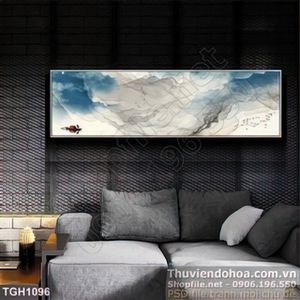 Tranh ghép vân gạch men khổ ngang