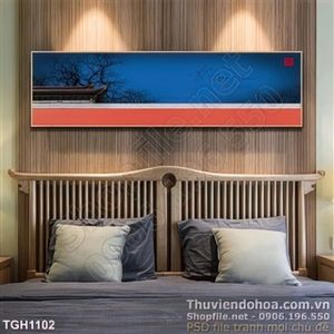 Tranh ghép khổ ngang ấn tượng
