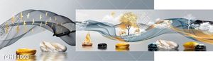 Tranh ghép theo bộ trang trí tường nhà độc đáo