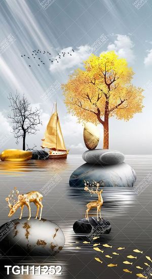 Tranh treo tường ghép bộ nhiều tấm đẹp hiện đại