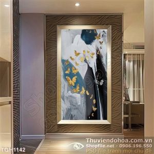 Tranh ghép hiện đại mẫu gạch men 3d