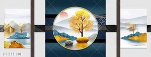 Tranh ghép nghệ thuật trang trí tường nhà