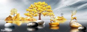 Tranh decor 3D trang trí độc đáo