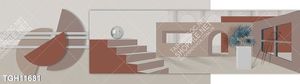 Tranh treo tường 3D đẹp cho phòng khách hiện đại