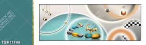 Tranh canvas decor phòng khách đẹp hiện đại