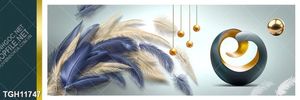 Tranh decor 3D trang trí độc đáo