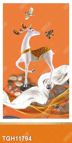 Tranh ghép 3d in vải canvas