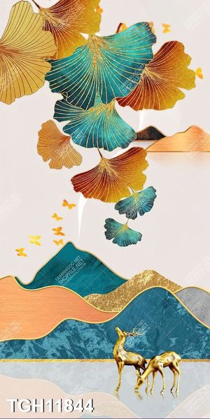 Tranh decor phong cách nội thất tối giản
