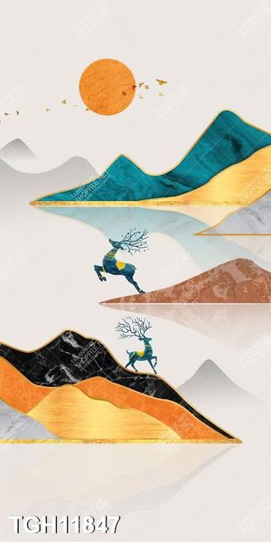 Tranh canvas decor phòng khách đẹp hiện đại