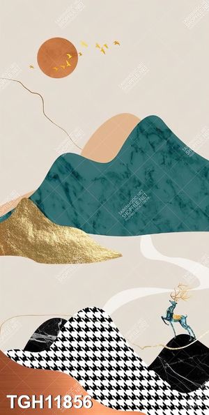 Tranh ghép tráng gương treo trang trí tường