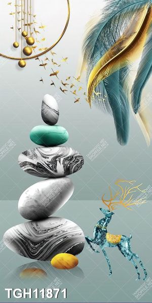 Tranh ghép tráng gương treo trang trí tường