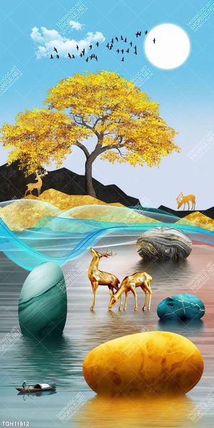 Tranh treo tường phòng khách mẫu mới nhất
