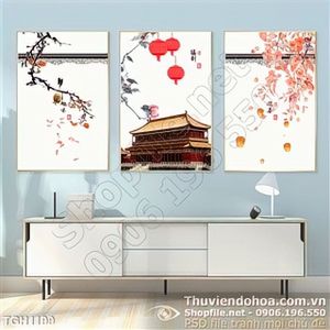 Tranh ghép ngôi chùa lớn