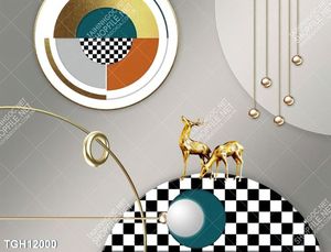 Tranh ghép tráng gương treo trang trí tường