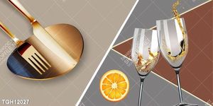 Tranh ghép tôn vẻ đẹp mảng tường trắng