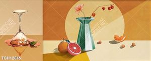 Tranh ghép tôn vẻ đẹp mảng tường trắng