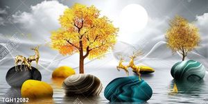 Tranh ghép nghệ thuật trang trí tường nhà