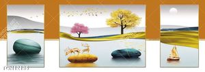 Tranh treo tường 3D đẹp cho phòng khách hiện đại