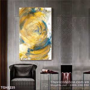 Tranh ghép khổ dọc hiện đại