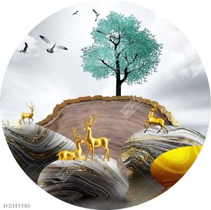 Tranh decor 3D nghệ thuật