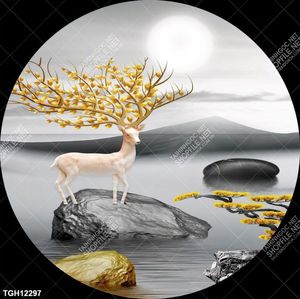 Tranh ghép 3d in vải canvas