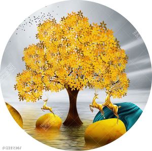 Tranh decor 3D trang trí độc đáo
