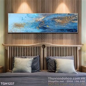 Tranh ghép khổ ngang hiện đại 3d