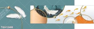 Tranh ghép theo bộ trang trí tường nhà độc đáo