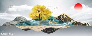Tranh decor 3D trang trí độc đáo